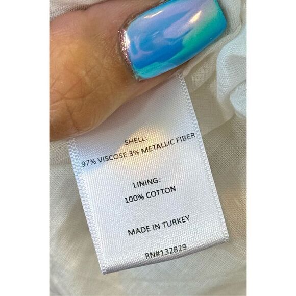 Tularosa Claudia Tiered Ruffle Overlay Lined Mini Dress Women's Medium - Picture 6 of 10